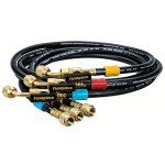 1/4" Ball Valves Hose Set, 5' Long, 3 pk